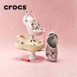 crocs 超级88年中盛典Crocs卡骆驰贝雅云彩洞洞鞋女鞋沙滩鞋