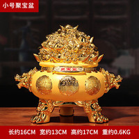 艾格辰 绒沙金聚宝盆存钱罐