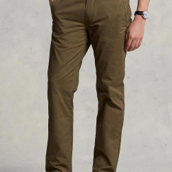 RALPH LAUREN 男士休闲裤 Stretch Straight Fit Washed Chino Pants