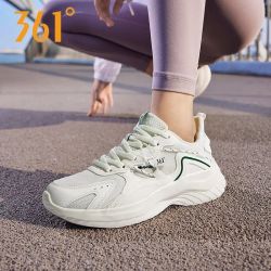 361° 柔步2.0 361°女鞋跑步鞋网面透气夏季款轻便缓震休闲百搭运动鞋