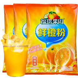 福瑞果园 鲜橙粉1000g橙汁粉冲饮浓缩速溶果汁粉固体饮料粉冲饮品 鲜橙粉1000g*3袋