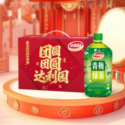 达利园 青梅绿茶礼盒装1L*6瓶