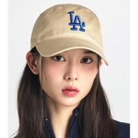 MLB 出游季 复古刺绣字母大标棒球帽 男女弯檐时尚情侣帽子