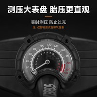 洛克兄弟 高压便携通用 黑色 打气筒