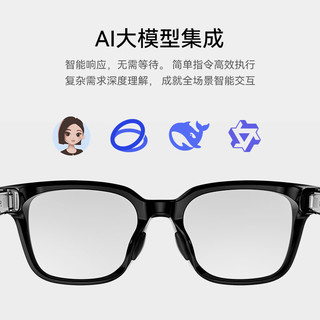 乐奇 Rokid 暴龙联名智能眼镜 黑色 太阳镜款