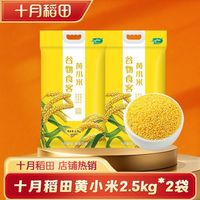 十月稻田 黄小米5kg米油多多口感浓厚家庭囤货金黄饱满杂粮煮粥