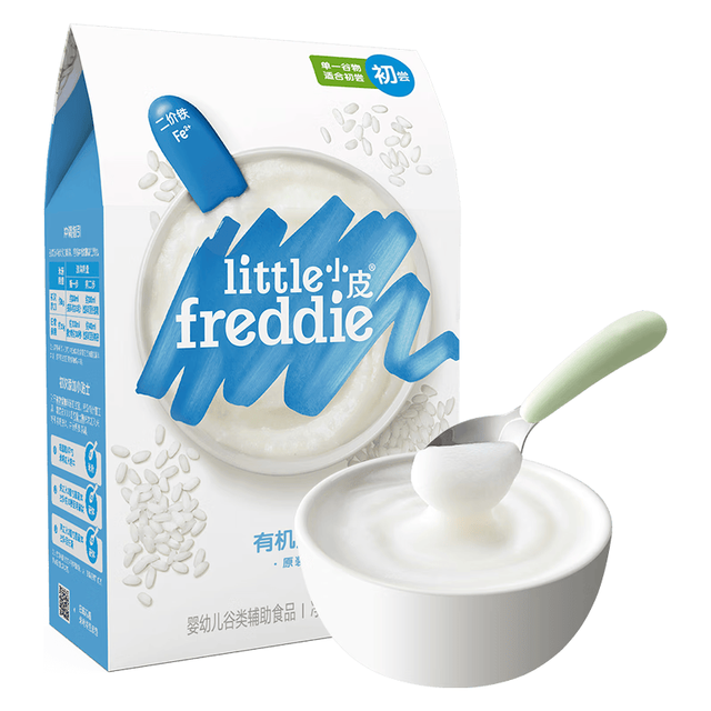 LittleFreddie Little Freddie）原味有机大米粉160g