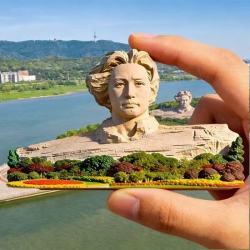 艾格辰 国潮城市冰箱贴磁吸地标