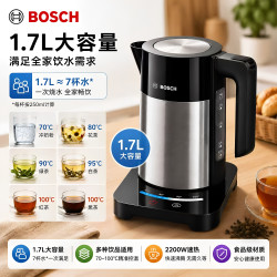 博世 法国进口博世/Bosch 不锈钢电热烧水壶双壁防烫精准温控保温家用