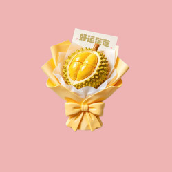 艾格辰 榴莲橘子立体冰箱贴