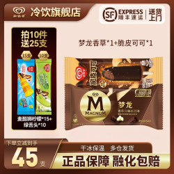 和路雪 香草口味1支+饼干碎脆皮可可雪糕1支