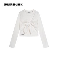 SMILEREPUBLIC 女士蝴蝶结卫衣 SR25GSS0028