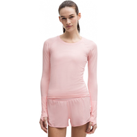 lululemon Swiftly Tech 女士运动长袖T恤2.0 石英粉 XL