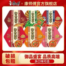 康师傅 方便面御品盛宴2盒大块红烧牛肉面香菜香辣泡面美味尝鲜