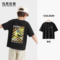 马克华菲 纯100%棉圆领短袖T恤 男童 任选3件