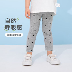 jellybaby 满底爱心女童打底裤