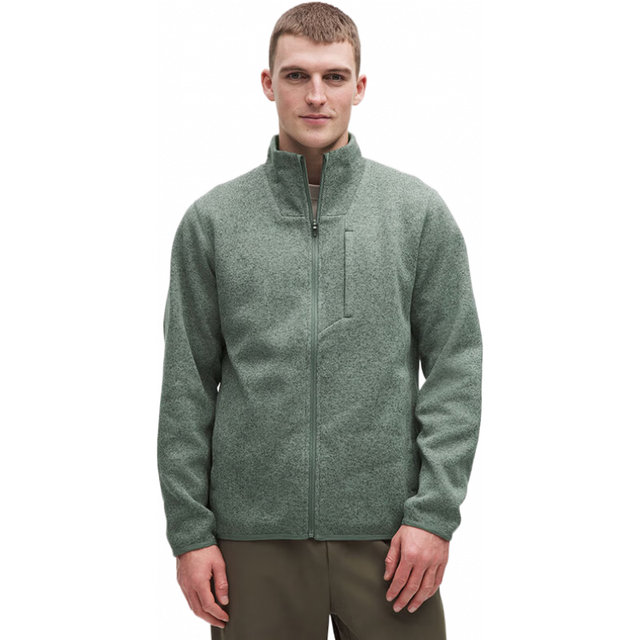 lululemon 男士Sojourn拉绒内里针织夹克 LM3EW9S 柳叶绿 2XL
