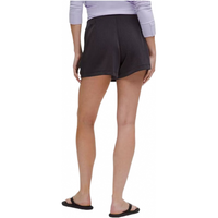 lululemon LW7DFYS 罗纹中腰 黑色 L 女士裙裤