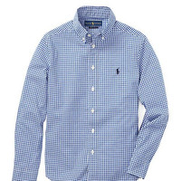 RALPH LAUREN Boys 8-20 Cotton Poplin Sport Shirt