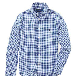 RALPH LAUREN Boys 8-20 Cotton Poplin Sport Shirt