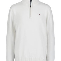 RALPH LAUREN Boys 8-20 1/4 Zip Solid Sweater Knit Pullover