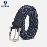 navigare 意大利小帆船编织针扣腰带男士皮带