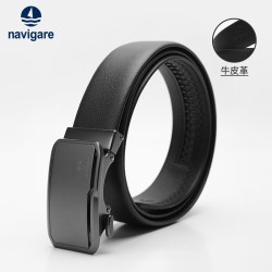 navigare 意大利小帆船皮带男士真皮自动扣腰带