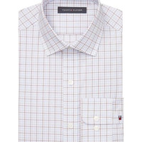 TOMMY HILFIGER Flex Regular Fit Wrinkle Free Stretch Twill Dress Shirt