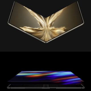 华为 MateBook Fold 非凡大师 麒麟X90 Plus 鸿蒙折叠电脑 智慧手写 双层OLED轻薄本 32GB 2TB流光金