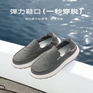 他她 2026夏季布鞋新款舒适透气百搭黑色运动鞋休闲鞋QJL01BM6