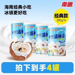 南国 椰奶清补凉280g×4罐