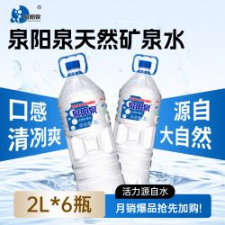泉阳泉 长白山天然矿泉水 2L*6瓶