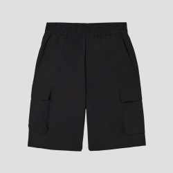 GANT 春夏男士经典简约百搭通勤工装弹力休闲短裤 500-黑色 XL