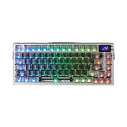 ROG 夜魔Extreme SE NX冰暴灰轴 75%配列 OLED屏 无线三模 机械键盘