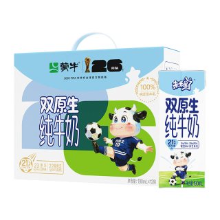 未来星 蒙牛未来星双原生纯牛奶190ml*12包 4-5月产
