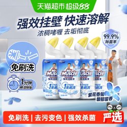 威猛先生 馥郁繁花洁厕液 600g*4瓶 花香 除垢除菌