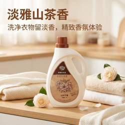 山茶花洗衣液大桶实惠手洗去污渍强力去污洗衣液2千克 山茶花