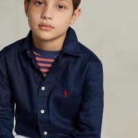 RALPH LAUREN Boys 8-20 Linen Shirt