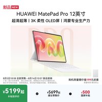 华为 MatePad Pro 12英寸 悦享款 华为平板电脑 超轻超薄 3K柔性OLED屏移动办公创作学习
