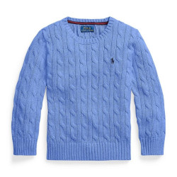 RALPH LAUREN Boys 2-7 Cable Knit Cotton Sweater