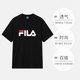 FILA 字母大小LOGO印花短袖T恤 FS262RS01X044001