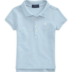 RALPH LAUREN Girls 2-6x Stretch Cotton Mesh Polo Shirt