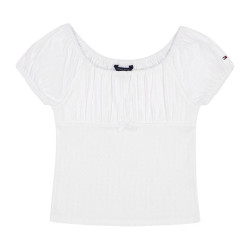 TOMMY HILFIGER 大童泡泡袖衬衫