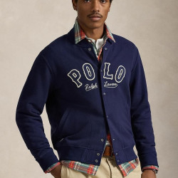 RALPH LAUREN 男士摇粒绒西部徽标夹克