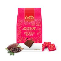 怡浓 金典可可脂黑巧克力400g 64%可可