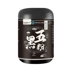 觅食天下 无糖0添加 黄精五黑粉 600g（2赠1）1罐划33元
