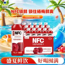 益正元 NFC100%杨梅汁500ml*15瓶整箱装饮料送礼聚会果汁饮品即饮果蔬汁