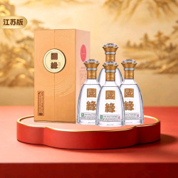 今世缘 国缘对开 42度500ml*4瓶  江苏版