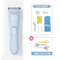 小斑鹿 婴儿理发器静音吸发宝宝剪发器新生儿童电推子家用剃头神器