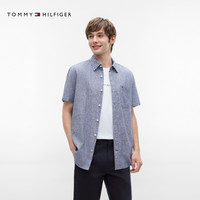 TOMMY HILFIGER 男士短袖衬衫 78J8444
